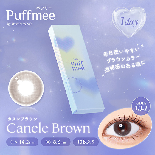 パフミーワンデー カヌレブラウン 10枚入り（×8箱）