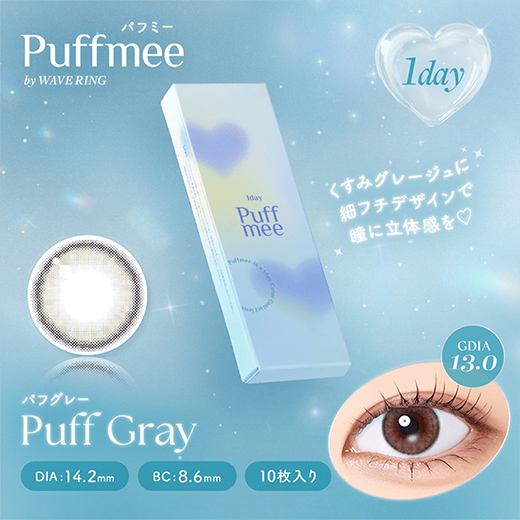 パフミーワンデー パフグレー 10枚入り（×8箱）