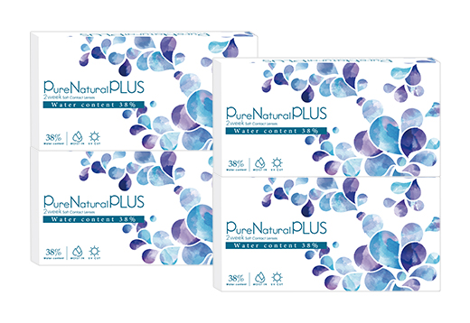 ピュアナチュラル プラス 2ウィーク 6枚入り（×4箱）