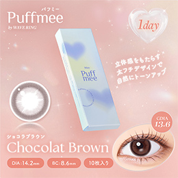 パフミーワンデー ショコラブラウン 10枚入り（×2箱）